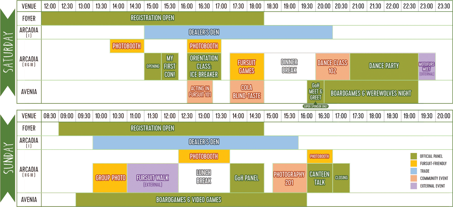Event Schedule